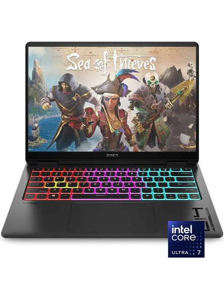 HP Omen Intel Core Ultra 7 155H 16GB 1TB SSD RTX4060 Windows 11 Home 14" FHD Taşınabilir Bilgisayar 9V817EA ürün görseli 1