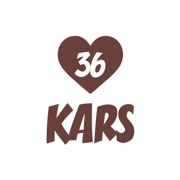 Kalpli 36 Kars Araba Sticker 17x17 Cm Kahverengi ürün görseli 1