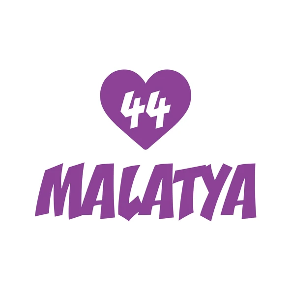 Kalpli 44 Malatya Araba Sticker 17x17 Cm Mor ürün görseli 1