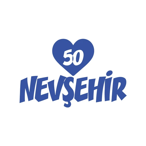 Kalpli 50 Nevşehir Araba Sticker 17x17 Cm Mavi ürün görseli 1