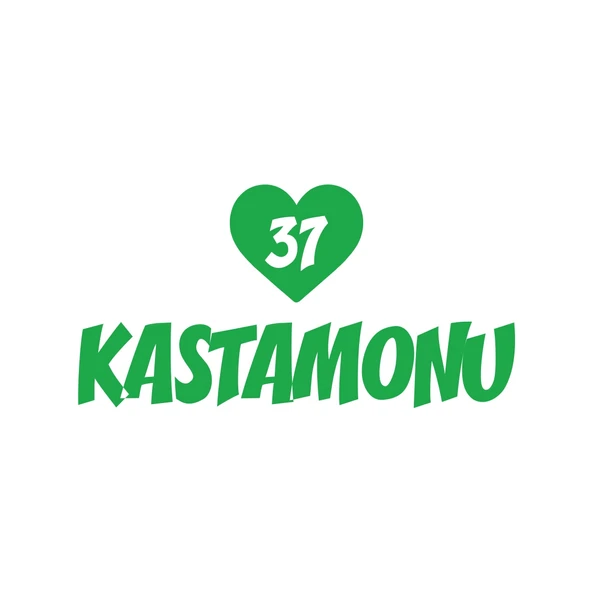 Kalpli 37 Kastamonu Araba Sticker 17x17 Cm Yeşil ürün görseli 1