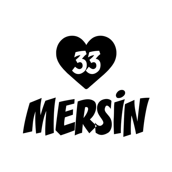 Kalpli 33 Mersin Araba Sticker 17x17 Cm Siyah ürün görseli 1