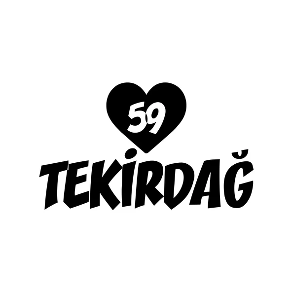 Kalpli 59 Tekirdağ Araba Sticker 17x17 Cm Siyah ürün görseli 1