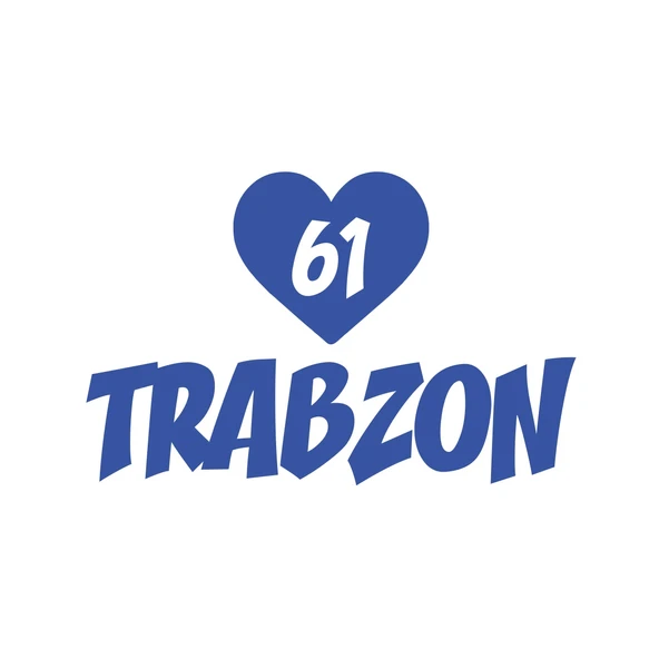Kalpli 61 Trabzon Araba Sticker 17x17 Cm Mavi ürün görseli 1