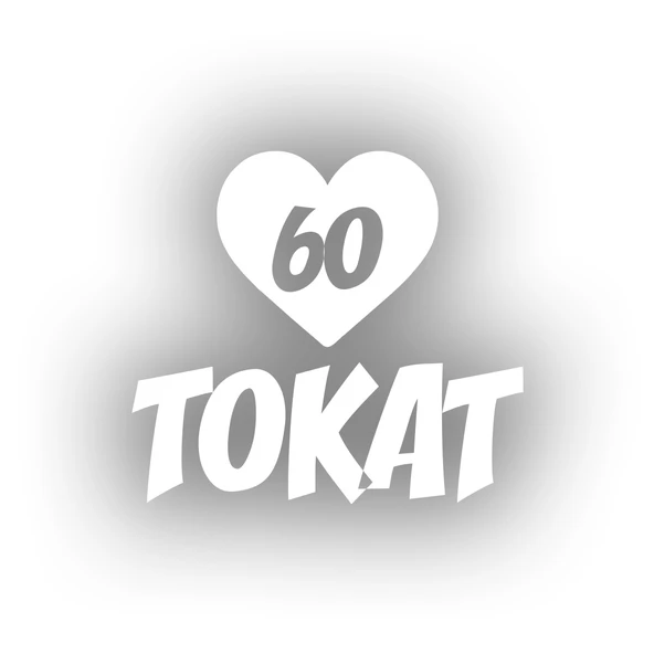 Kalpli 60 Tokat Araba Sticker 17x17 Cm Beyaz ürün görseli 1