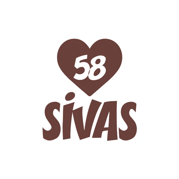 Kalpli 58 Sivas Araba Sticker 17x17 Cm Kahverengi ürün görseli 1