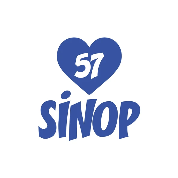 Kalpli 57 Sinop Araba Sticker 17x17 Cm Mavi ürün görseli 1