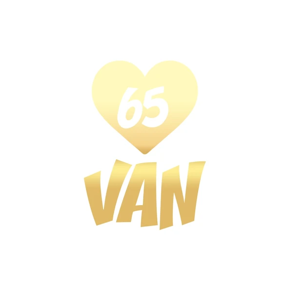 Kalpli 65 Van Araba Sticker 17x17 Cm Gold ürün görseli 1