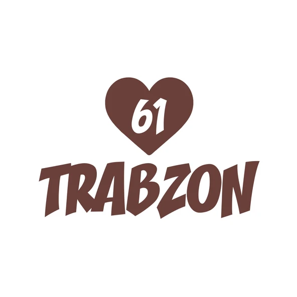 Kalpli 61 Trabzon Araba Sticker 17x17 Cm Kahverengi ürün görseli 1