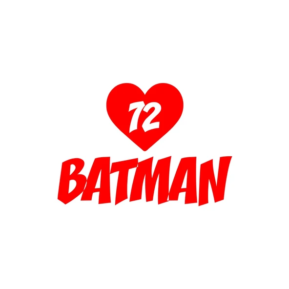 Kalpli 72 Batman Araba Sticker 17x17 Cm Kırmızı ürün görseli 1