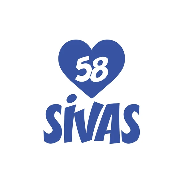 Kalpli 58 Sivas Araba Sticker 17x17 Cm Mavi ürün görseli 1