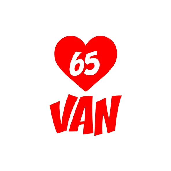 Kalpli 65 Van Araba Sticker 17x17 Cm Kırmızı ürün görseli 1