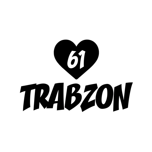 Kalpli 61 Trabzon Araba Sticker 17x17 Cm Siyah ürün görseli 1