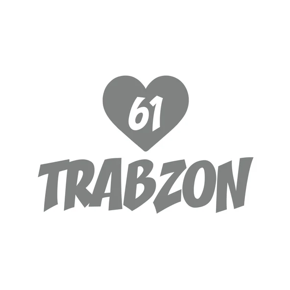 Kalpli 61 Trabzon Araba Sticker 17x17 Cm Gri ürün görseli 1