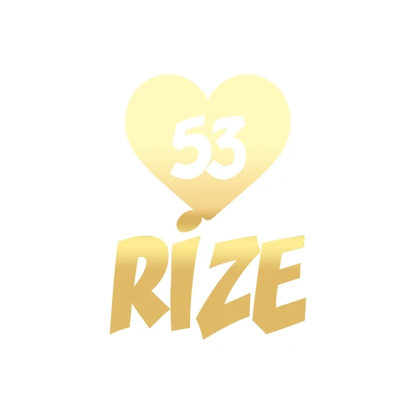 Kalpli 53 Rize Araba Sticker 17x17 Cm Gold ürün görseli 1