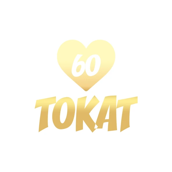 Kalpli 60 Tokat Araba Sticker 17x17 Cm Gold ürün görseli 1