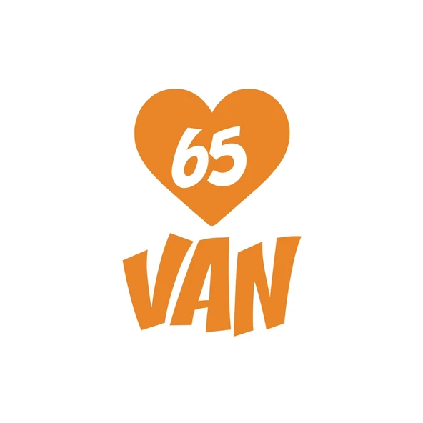 Kalpli 65 Van Araba Sticker 17x17 Cm Turuncu ürün görseli 1