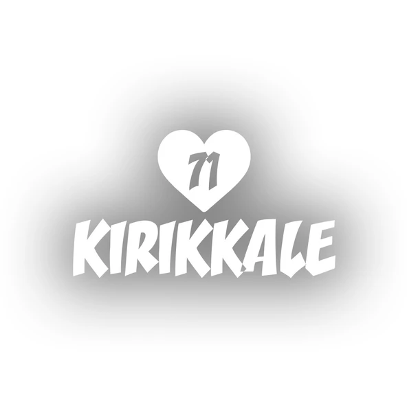 Kalpli 71 Kırıkkale Araba Sticker 17x17 Cm Beyaz ürün görseli 1