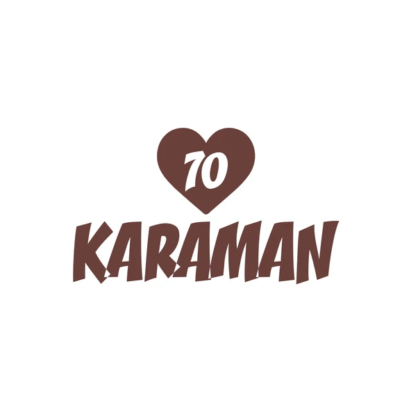 Kalpli 70 Karaman Araba Sticker 17x17 Cm Kahverengi ürün görseli 1