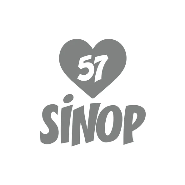 Kalpli 57 Sinop Araba Sticker 17x17 Cm Gri ürün görseli 1