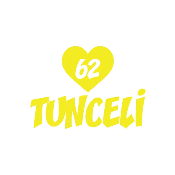 Kalpli 63 Şanlıurfa Araba Sticker 17x17 Cm Sarı ürün görseli 1