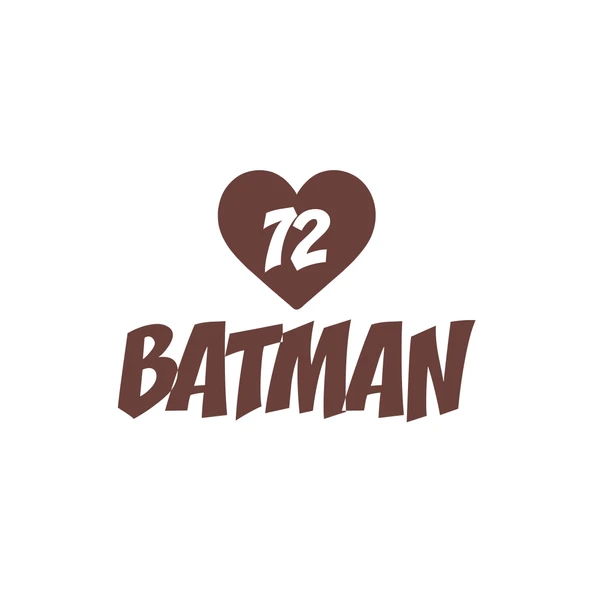Kalpli 72 Batman Araba Sticker 17x17 Cm Kahverengi ürün görseli 1