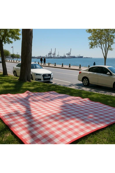 Pinteres Piknik Örtüsü 200x150 cm Su Geçirmez Çift Katlı Kamp ve Plaj Örtüsü ürün görseli 1