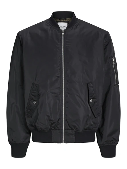 JACK JONES Erkek Siyah Renk Bomber Ceket 12256857 ürün görseli 1