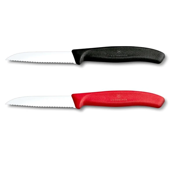 Victorinox 6.743 8cm Tırtıklı Meyve Sebze Soyma Doğrama Bıçağı ürün görseli 1