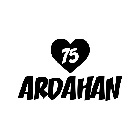 Kalpli 75 Ardahan Araba Sticker 17x17 Cm Siyah ürün görseli 1