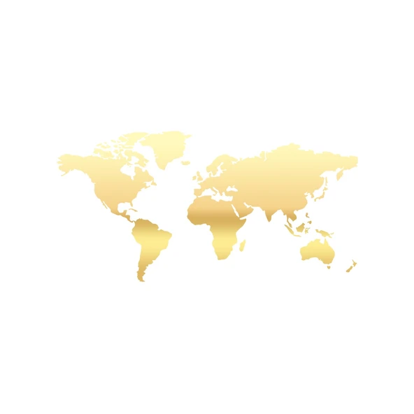 Dünya Haritası Araba Sticker 17x17 Cm Gold ürün görseli 1