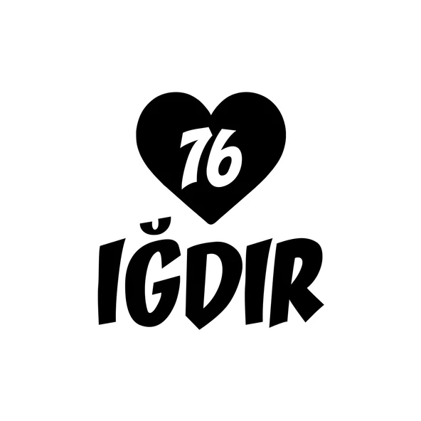 Kalpli 76 Iğdır Araba Sticker 17x17 Cm Siyah ürün görseli 1