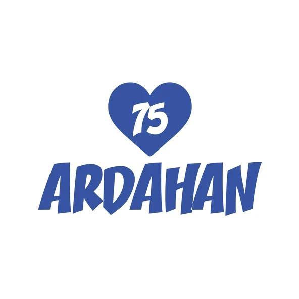 Kalpli 75 Ardahan Araba Sticker 17x17 Cm Mavi ürün görseli 1