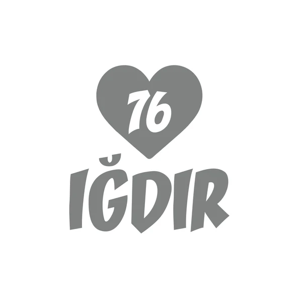 Kalpli 76 Iğdır Araba Sticker 17x17 Cm Gri ürün görseli 1