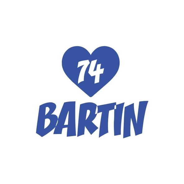 Kalpli 74 Bartın Araba Sticker 17x17 Cm Mavi ürün görseli 1