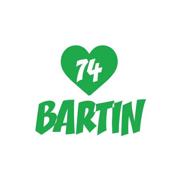 Kalpli 74 Bartın Araba Sticker 17x17 Cm Yeşil ürün görseli 1