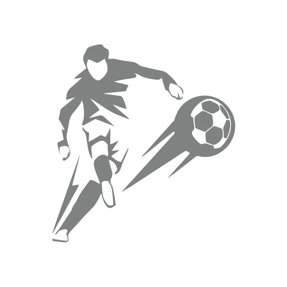 Futbol Oynayan Adam Araba Sticker 17x17 Cm Gri ürün görseli 1