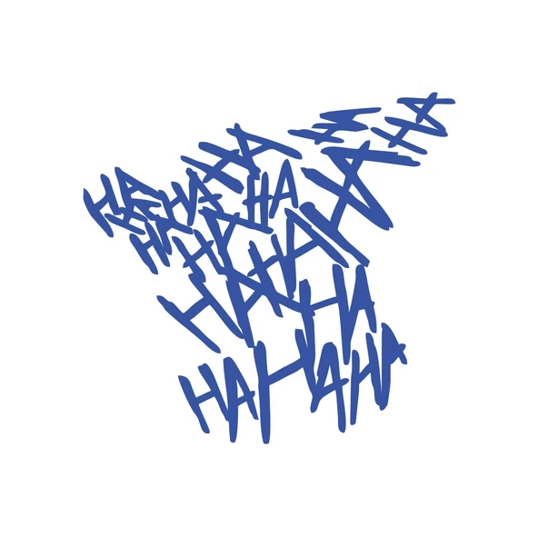 Hahahaha Araba Sticker 17x17 Cm Mavi ürün görseli 1