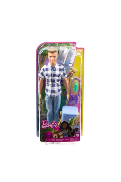 Barbie Hhr66 Ken Kampa Gidiyor Oyun Seti ürün görseli 1