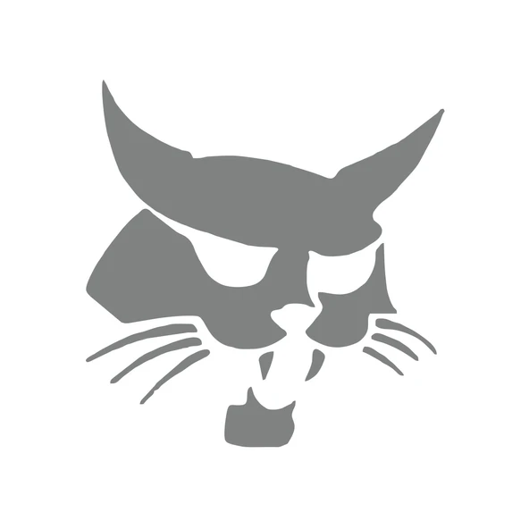 Samuray Kedi Araba Sticker 17x17 Cm Gri ürün görseli 1