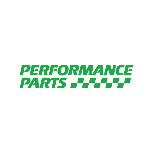 Performance Parts Araba Sticker 17x17 Cm Yeşil ürün görseli 1