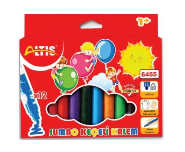 Altis Jumbo Keçeli Kalem 12Li ürün görseli 1