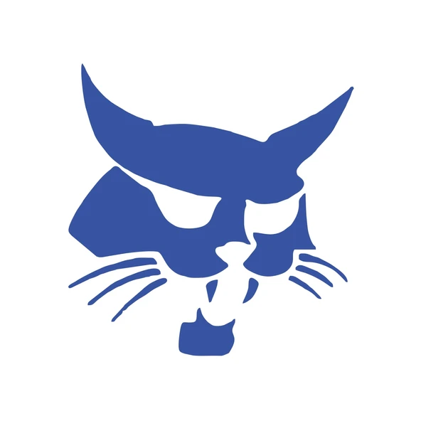 Samuray Kedi Araba Sticker 17x17 Cm Mavi ürün görseli 1
