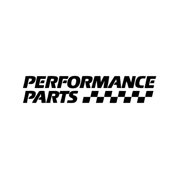 Performance Parts Araba Sticker 17x17 Cm Siyah ürün görseli 1