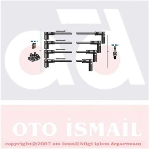 DODUCO 7676 DODUCO BUJI KABLOSU M131 DOGAN SLX 97-02 1.6IE ürün görseli 1