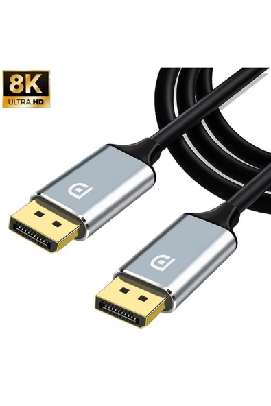 Daytona ZR832 Display Port To Display Port 8k 240HZ Görüntü Aktarım Kablosu 1.5 Metre ürün görseli 1