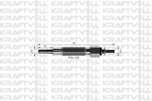 Kraftvoll 05030122 Kızdırma Bujisi 11v Civic 1.4 I Ej9 Nissan Terrrano 2.7 Tdı Pick-up 2.5d-td 110657f400 ürün görseli 1