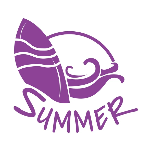 Summer Araba Sticker  17x17 Cm Mor ürün görseli 1