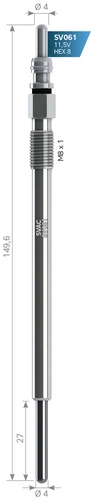 Svac Sv061 Isıtma Kızdırma Bujisi Colt 1.5 Dıd Smart Mn960270 ürün görseli 1