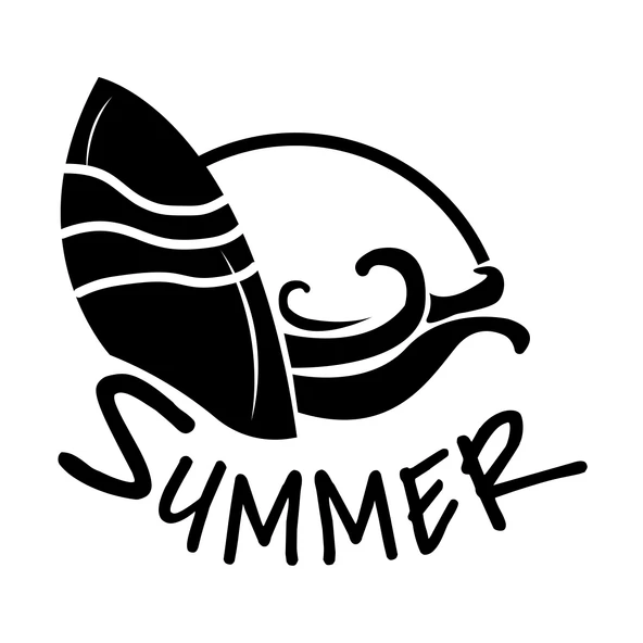 Summer Araba Sticker  17x17 Cm Siyah ürün görseli 1